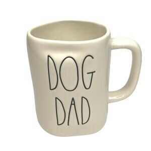 RAE DUNN DOG DAD COFFE MUG, COFFE CUP.